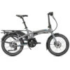 Tern Vektron P7i - 20 Inches City Folding E-Bike - 2023 - Satin Gunmetal/grey -Urban Volt Bike Sales 02120814 tern vektron p7i 20 gunmetal grey 01 1065316