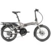 Tern Vektron Q9 - 20 Inches City Folding E-Bike - 2023 - Satin Metallic Silver/silver -Urban Volt Bike Sales 02120822 tern vektron q9 met 1065164