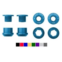 Wolf-tooth Wolf Tooth Aluminum Chainring Bolts - 6mm - 1-speed (4 Pieces)