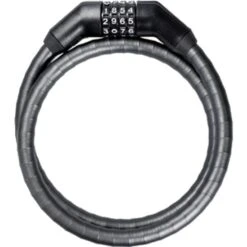 Trelock PK 260 CODE Armoured Cable Lock - Black