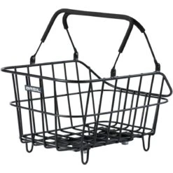 Basil Cento Alu MIK Bike Basket 41L - Matt Black