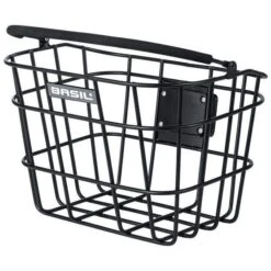 Basil Bremen Alu KF Bicycle Basket Front 27L - Black