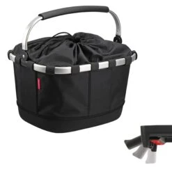 KLICKfix Carrybag GT UniKlip 0305U Bicycle Basket - Black