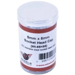 Wheels Manufacturing Socket Head Cap Screws - M5x8mm - 50 Pieces