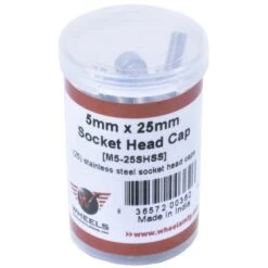 Wheels Manufacturing Socket Head Cap Screws - M5x25mm - 25 Pieces