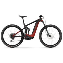 Ghost E-RIOT AM Essential - Electric Mountain Bike - 2023 - Glossy Black / Pearl Deep Red