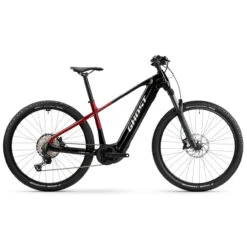Ghost E-TERU Pro - Electric Mountain Bike - 2023 - Black / Pearl Deep Red