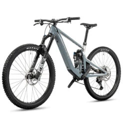 Ghost PATH RIOT Advanced - Carbon Electric Mountain Bike - 2023 - Grey / Light Grey Glossy -Urban Volt Bike Sales 31pr1002 ghost path riot advanced grey grey 02 1423308