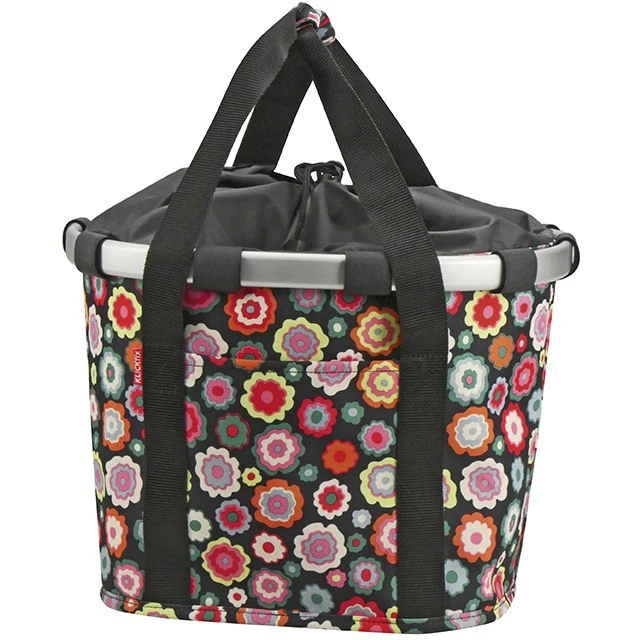KLICKfix Bikebasket - Happy Flowers 3 KLICKfix Bikebasket - Happy Flowers