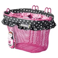 Basil Jasmin Baboushka Kids Bicycle Basket - Pink