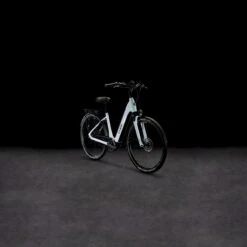 CUBE SUPREME HYBRID EXC 625 - Easy Entry Electric Bike - 2023 - Flashwhite / Black -Urban Volt Bike Sales 632241 p 1011051 1401124