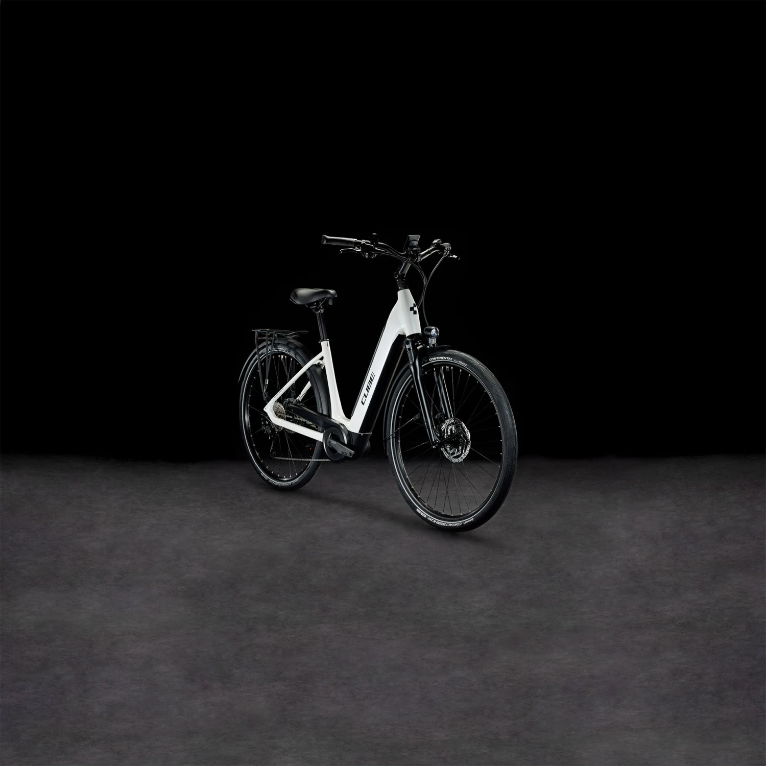 CUBE SUPREME SPORT HYBRID ONE 500 - Easy Entry Electric Bike - 2023 - White / Black 5 CUBE SUPREME SPORT HYBRID ONE 500 - Easy Entry Electric Bike - 2023 - White / Black - Image 3