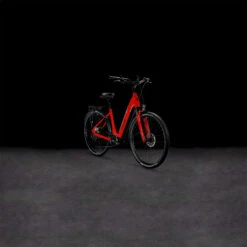 CUBE SUPREME SPORT HYBRID Pro 625 - Easy Entry Electric Bike - 2023 - Red / Black -Urban Volt Bike Sales 632372 p 1011531 1401195