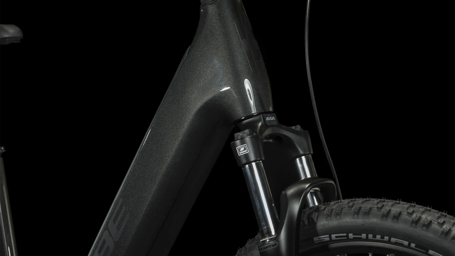 CUBE REACTION HYBRID ONE 625 - 27.5" Easy Entry Electric Mountain Bike - 2023 - Grey / Black 10 CUBE REACTION HYBRID ONE 625 - 27.5" Easy Entry Electric Mountain Bike - 2023 - Grey / Black - Image 8