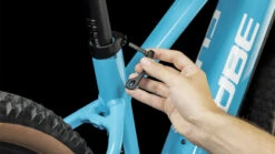 CUBE REACTION HYBRID ONE 750 - Electric Mountain Bike - 2023 - Skyblue / White -Urban Volt Bike Sales 634062 d 0415151 1400768