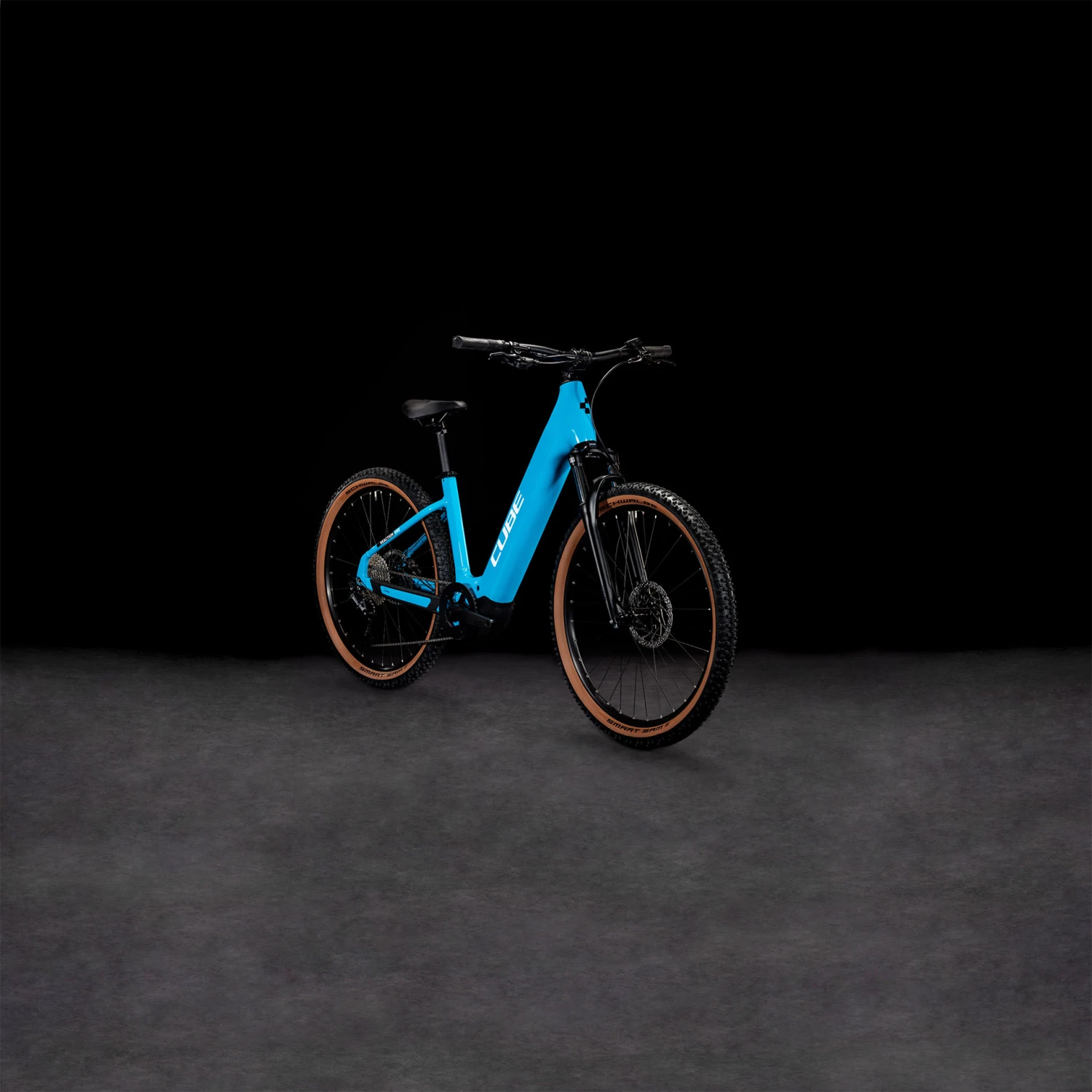 CUBE REACTION HYBRID ONE 750 - 27.5" Easy Entry Electric Mountain Bike - 2023 - Skyblue / White 5 CUBE REACTION HYBRID ONE 750 - 27.5" Easy Entry Electric Mountain Bike - 2023 - Skyblue / White - Image 3