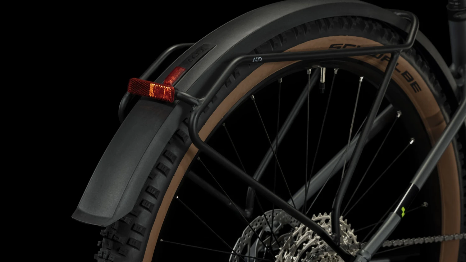 CUBE REACTION HYBRID Pro 625 Allroad - Electric Mountain Bike - 2023 - Flashgrey / Green A00 7 CUBE REACTION HYBRID Pro 625 Allroad - Electric Mountain Bike - 2023 - Flashgrey / Green A00 - Image 5