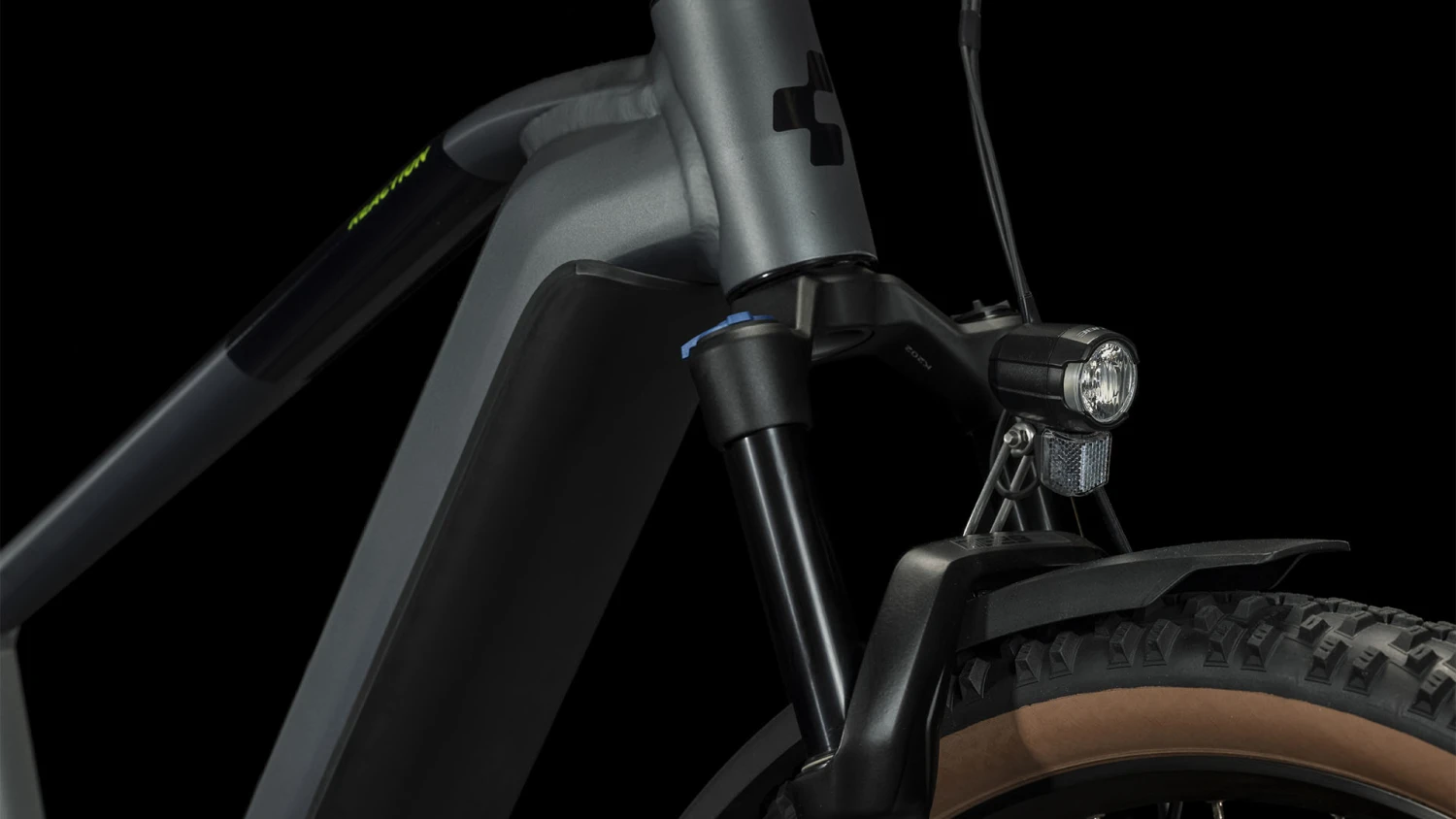 CUBE REACTION HYBRID Pro 750 Allroad - Electric Mountain Bike - 2023 - Flashgrey / Green 9 CUBE REACTION HYBRID Pro 750 Allroad - Electric Mountain Bike - 2023 - Flashgrey / Green - Image 7