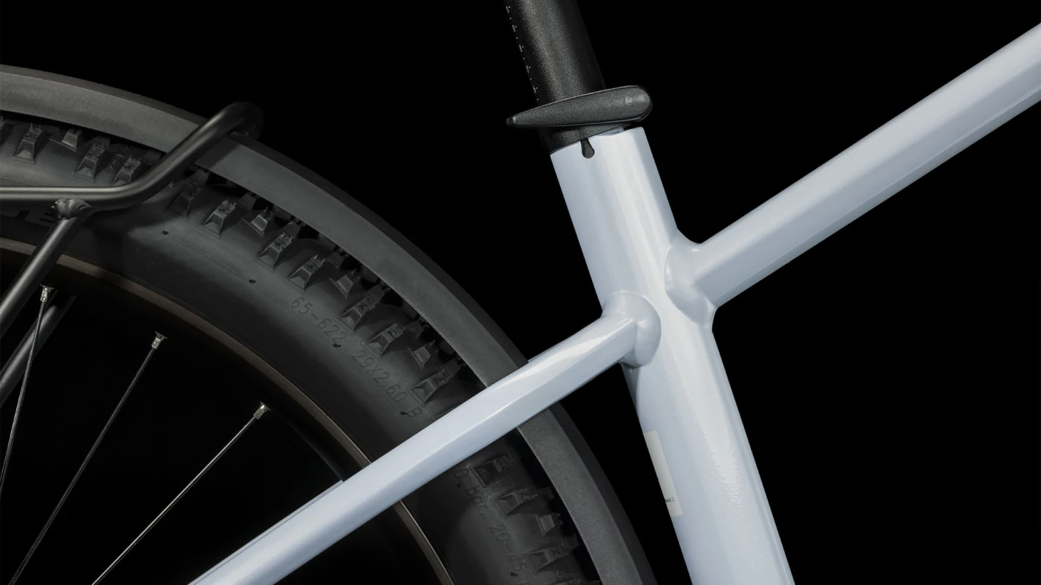 CUBE REACTION HYBRID Pro 625 Allroad - Electric Mountain Bike - 2023 - Flashwhite / Black 8 CUBE REACTION HYBRID Pro 625 Allroad - Electric Mountain Bike - 2023 - Flashwhite / Black - Image 6