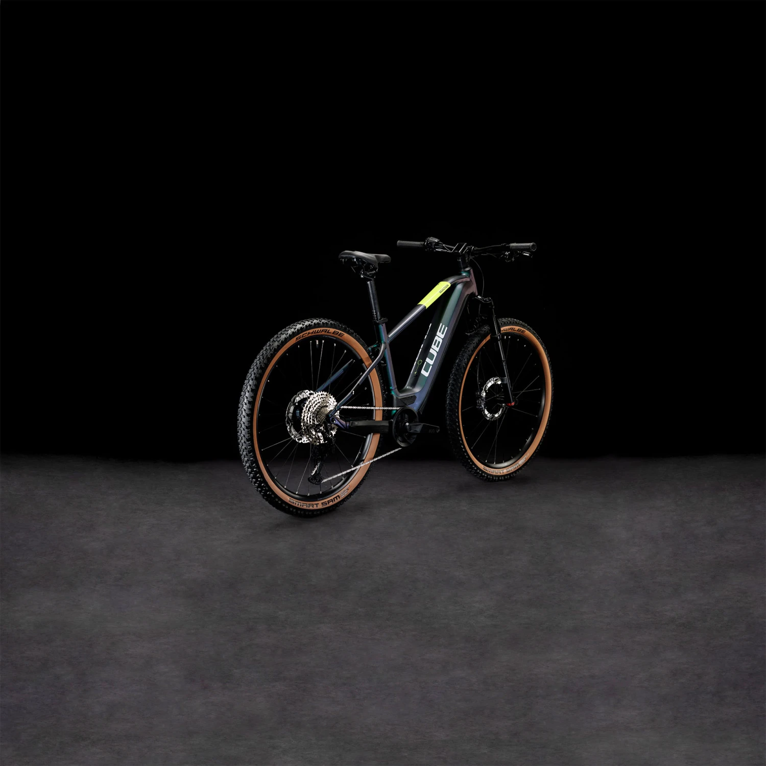 CUBE REACTION HYBRID SLT 750 - Electric Mountain Bike - 2023 - Goblin / Yellow 5 CUBE REACTION HYBRID SLT 750 - Electric Mountain Bike - 2023 - Goblin / Yellow - Image 3