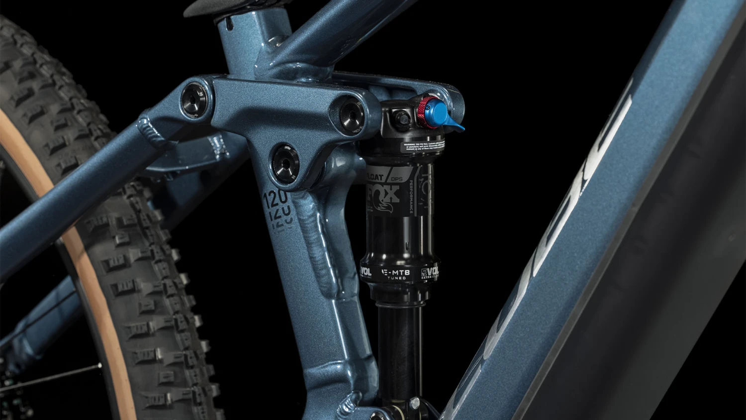 CUBE STEREO HYBRID 120 Race 750 - Electric Mountainbike - 2023 - Petrolblue / Chrome 8 CUBE STEREO HYBRID 120 Race 750 - Electric Mountainbike - 2023 - Petrolblue / Chrome - Image 6