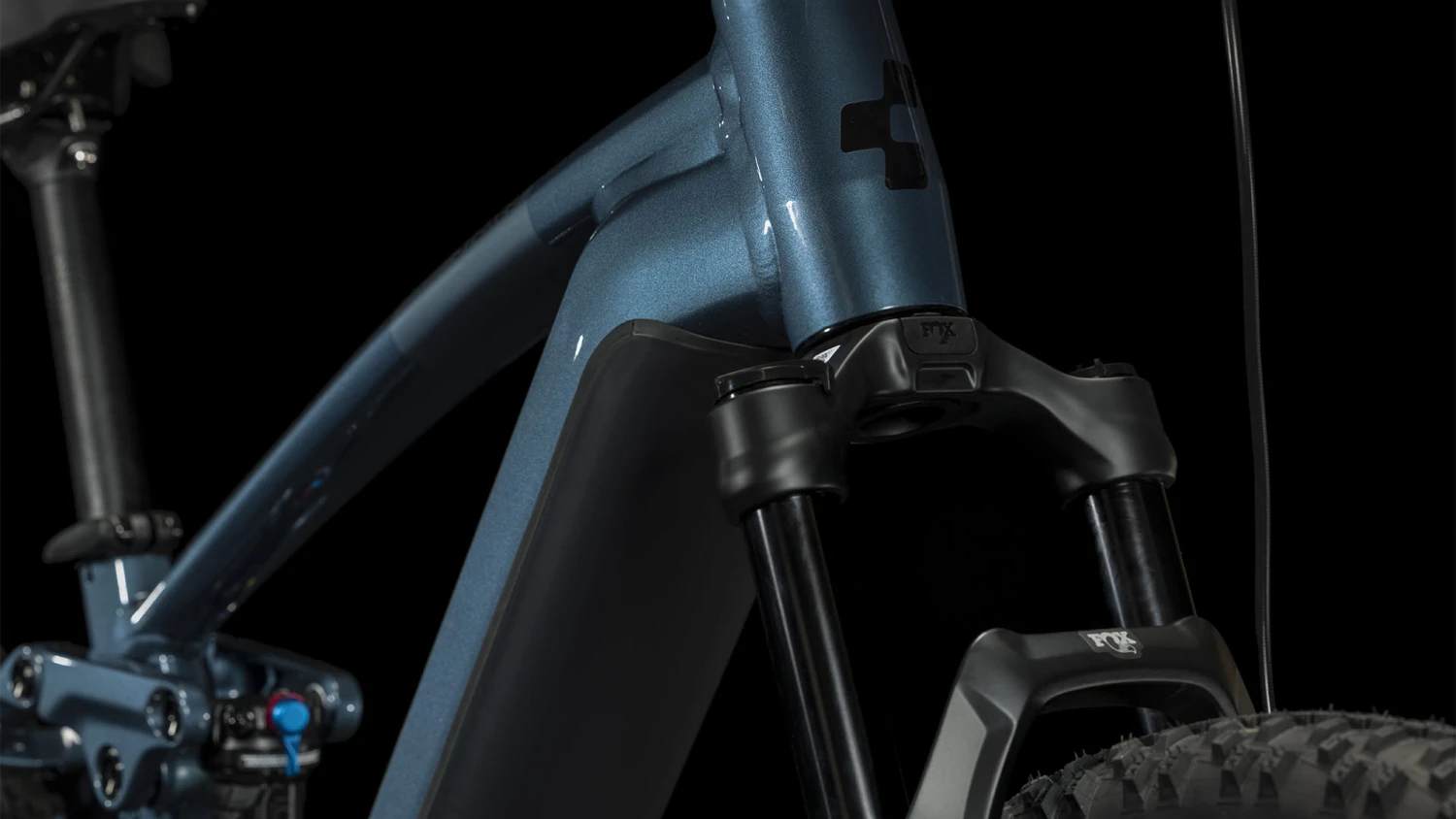 CUBE STEREO HYBRID 120 Race 750 - Electric Mountainbike - 2023 - Petrolblue / Chrome 10 CUBE STEREO HYBRID 120 Race 750 - Electric Mountainbike - 2023 - Petrolblue / Chrome - Image 8
