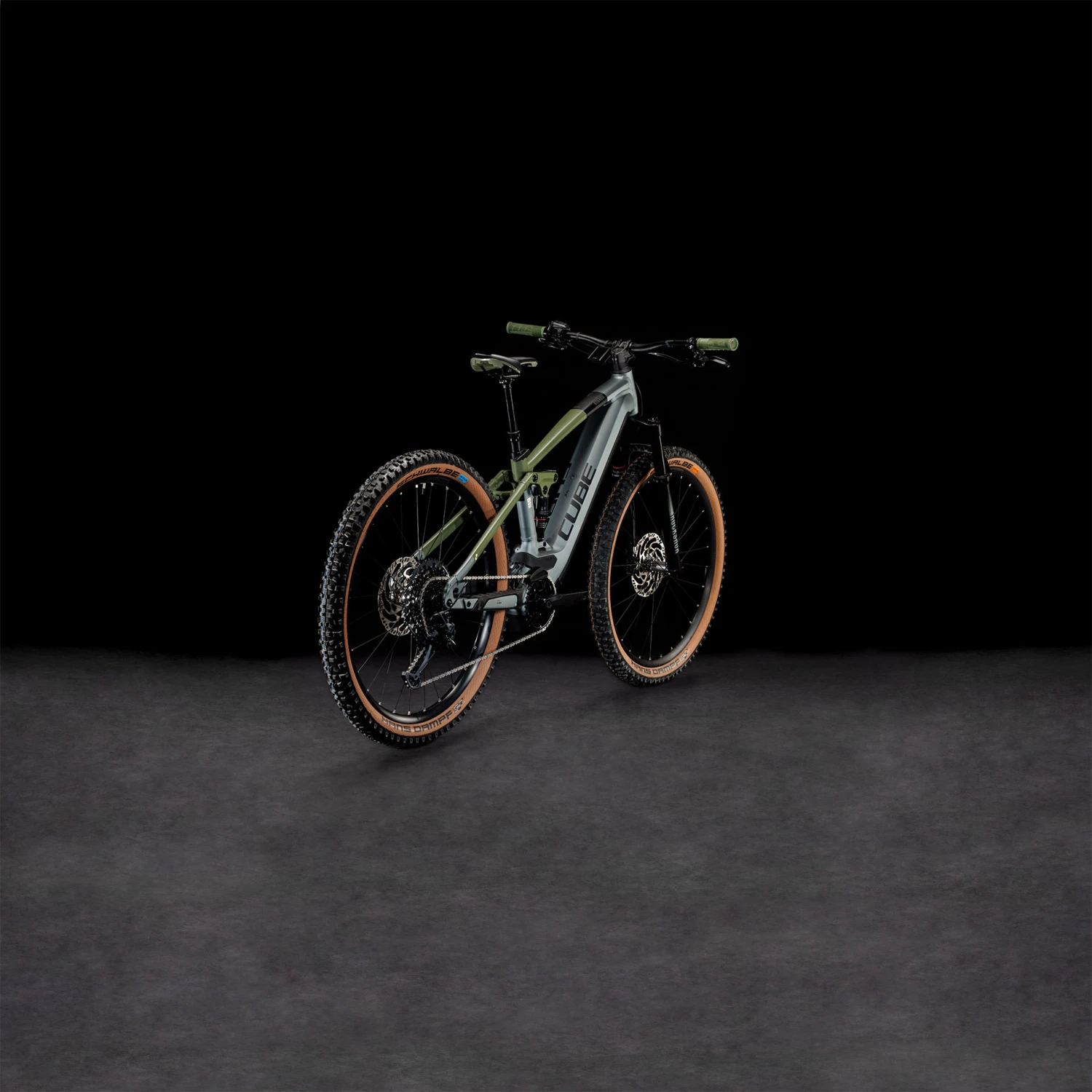 CUBE STEREO HYBRID 120 TM 750 - Electric Mountainbike - 2023 - Flashgrey / Olive 5 CUBE STEREO HYBRID 120 TM 750 - Electric Mountainbike - 2023 - Flashgrey / Olive - Image 3