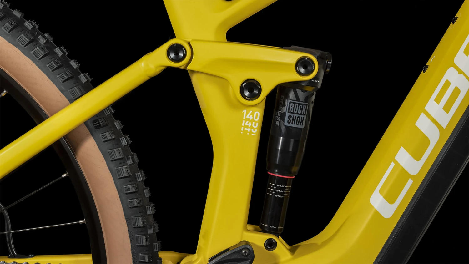 CUBE STEREO HYBRID 140 HPC Pro 625 - Carbon Electric Mountainbike - 2023 - Vivid / Sun 8 CUBE STEREO HYBRID 140 HPC Pro 625 - Carbon Electric Mountainbike - 2023 - Vivid / Sun - Image 6