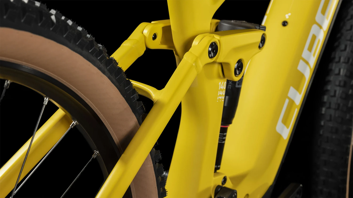 CUBE STEREO HYBRID 140 HPC Pro 625 - Carbon Electric Mountainbike - 2023 - Vivid / Sun 9 CUBE STEREO HYBRID 140 HPC Pro 625 - Carbon Electric Mountainbike - 2023 - Vivid / Sun - Image 7