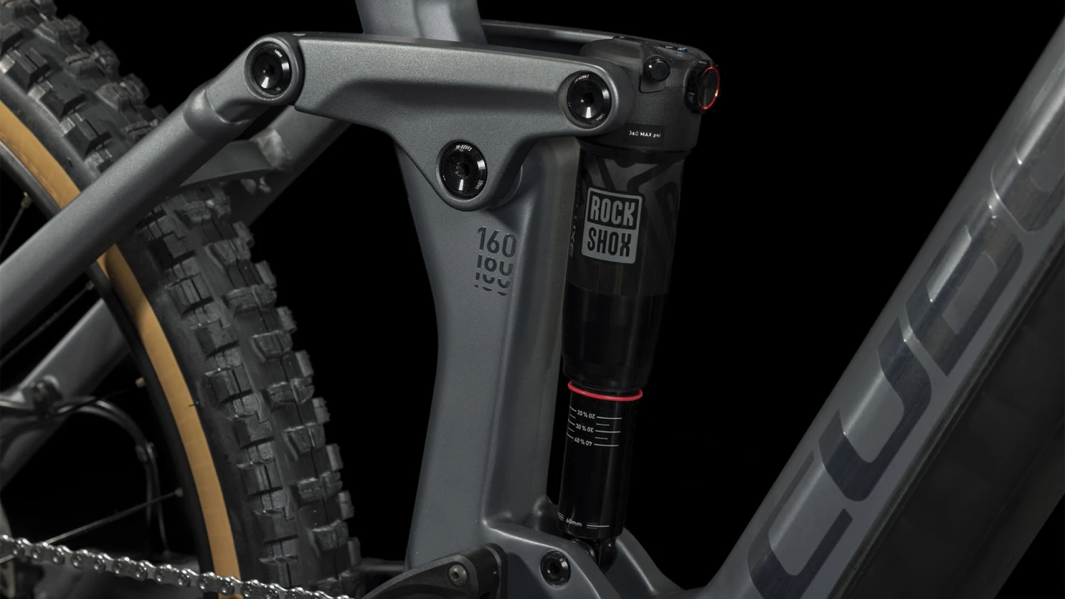 CUBE STEREO HYBRID 160 HPC Race 625 - 27.5" Carbon Electric Mountainbike - 2023 - Grey / Metal 8 CUBE STEREO HYBRID 160 HPC Race 625 - 27.5" Carbon Electric Mountainbike - 2023 - Grey / Metal - Image 6