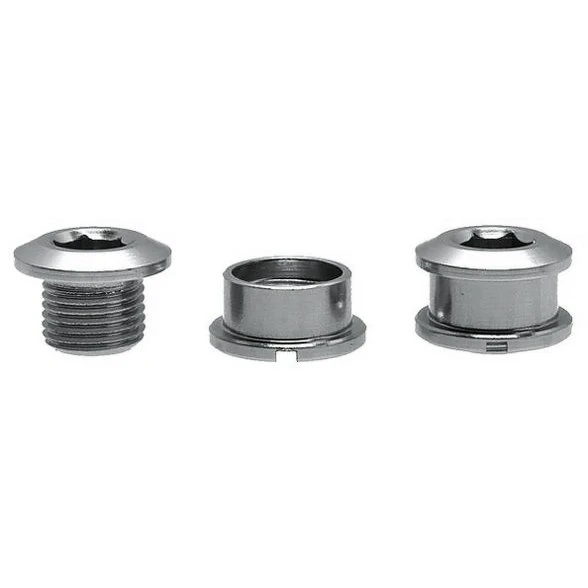 Problem-solvers Problem Solvers Chainring Bolts With Nuts Aluminium Hex Head 8mm - 5 Pcs. 3 Problem-solvers Problem Solvers Chainring Bolts With Nuts Aluminium Hex Head 8mm - 5 Pcs.
