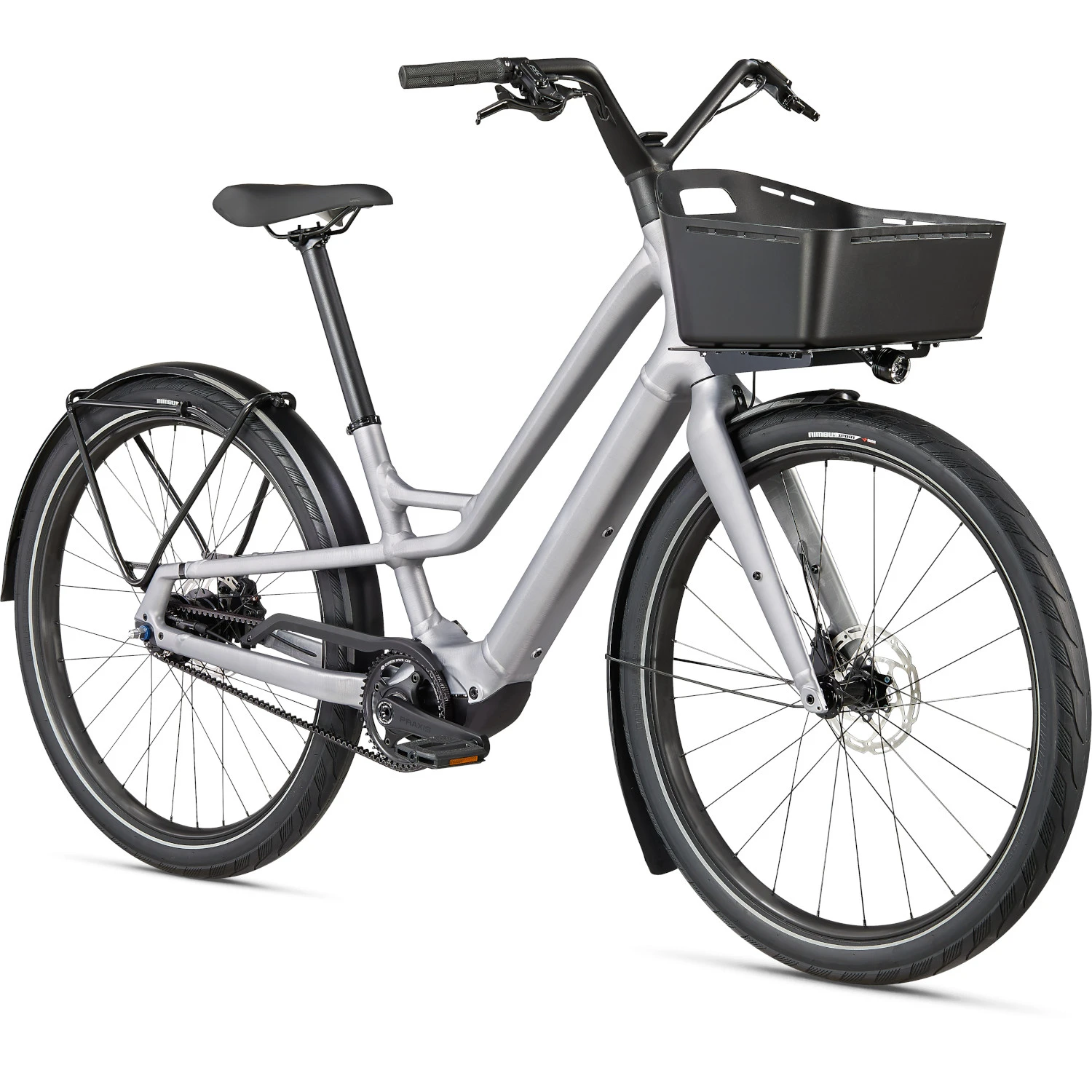 Specialized TURBO COMO SL 5.0 - Electric City Bike - 2023 - Brushed Silver / Transparent 6 Specialized TURBO COMO SL 5.0 - Electric City Bike - 2023 - Brushed Silver / Transparent - Image 4