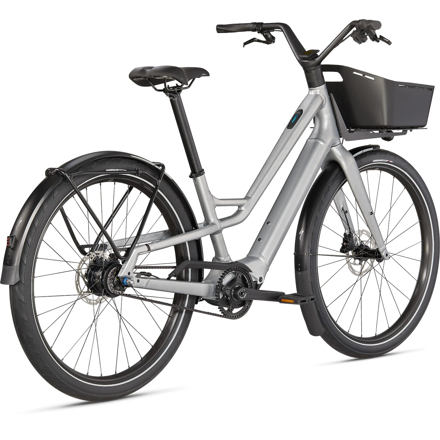 Specialized TURBO COMO SL 5.0 - Electric City Bike - 2023 - Brushed Silver / Transparent 5 Specialized TURBO COMO SL 5.0 - Electric City Bike - 2023 - Brushed Silver / Transparent - Image 3