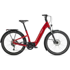 Specialized TURBO COMO 3.0 - Step Trough City E-Bike - 2023 - Red Tint / Silver Reflective