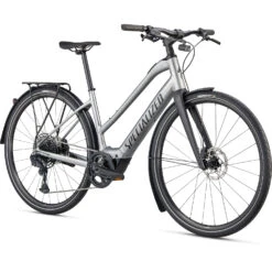 Specialized TURBO VADO SL 5.0 EQ - Step Through - City E-Bike - 2023 - Brushed Aluminum / Black Reflective -Urban Volt Bike Sales 93921 31 vado sl 50 st eq brsh blkrefl 05 1358136