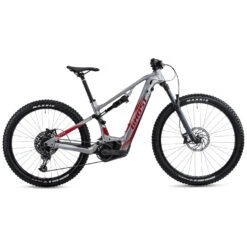 Ghost E-ASX 130 Universal - 29/27.5+" MTB Electric Bike - 2022 - Light Grey / Riot Red