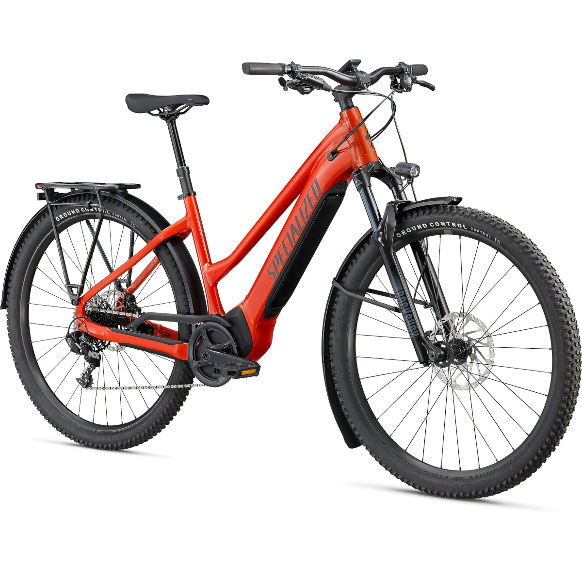 Specialized TURBO TERO 4.0 EQ - Step-Through MTB E-Bike - 2022 - Redwood / Black 5 Specialized TURBO TERO 4.0 EQ - Step-Through MTB E-Bike - 2022 - Redwood / Black - Image 3