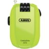 ABUS Combiflex StopOver 65 Cable Lock - Neon 1 ABUS Combiflex StopOver 65 Cable Lock - Neon -Urban Volt Bike Sales abus 95458 combiflex stopover 65 yellow a 1458951