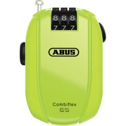 ABUS Combiflex StopOver 65 Cable Lock - Neon