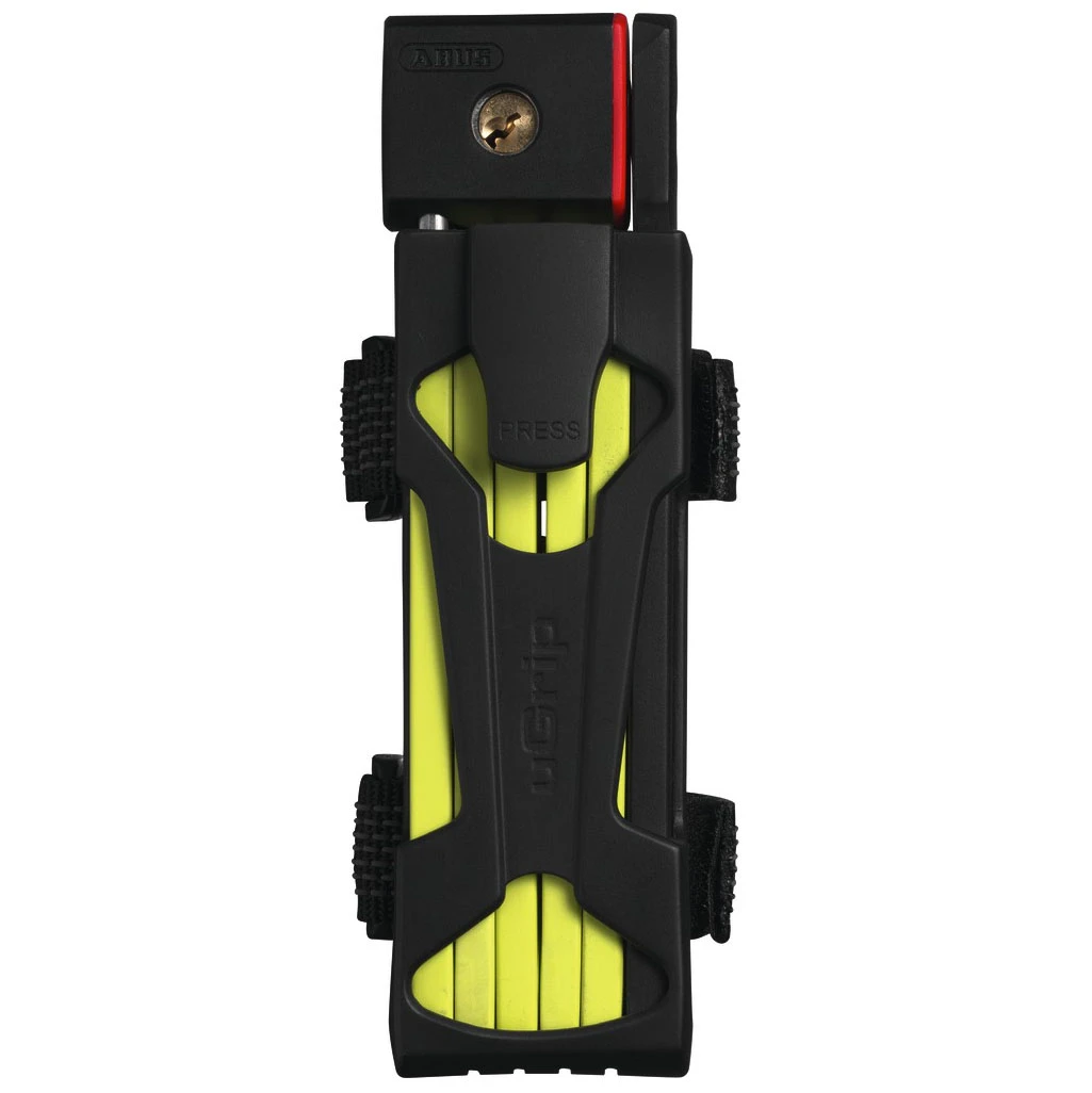 ABUS UGrip BORDO 5700K/100 Folding Lock + SH Carrier - Lime 4 ABUS UGrip BORDO 5700K/100 Folding Lock + SH Carrier - Lime - Image 2