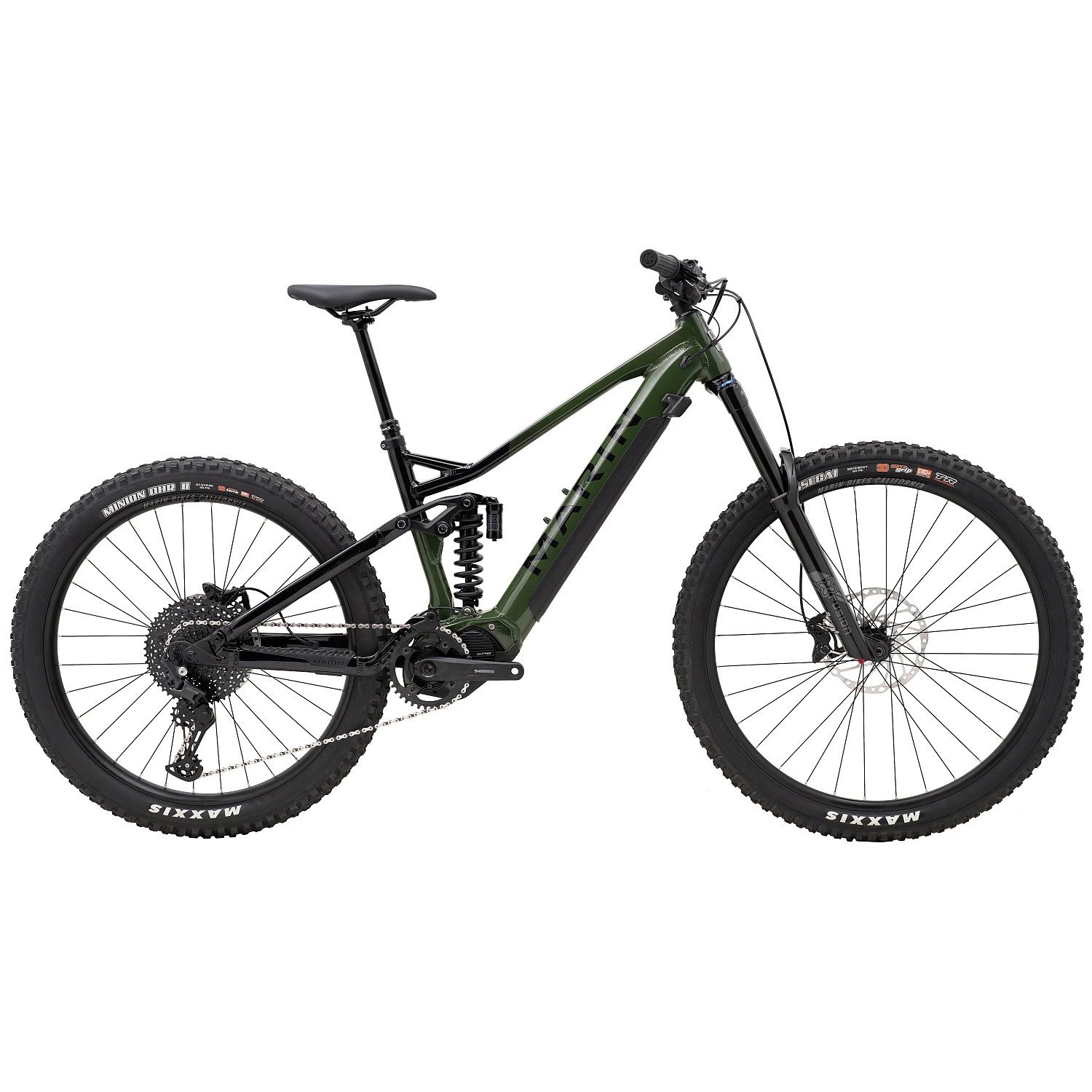 Marin ALPINE TRAIL E1 - Electric Mountain Bike - 2023 - Green Black 3 Marin ALPINE TRAIL E1 - Electric Mountain Bike - 2023 - Green Black