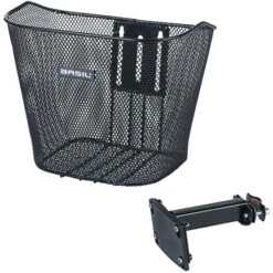 Basil Bremen Front Wheel Basket 24L - Black