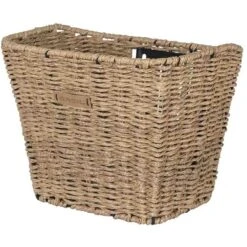 Basil Bremen Rattan Look FM Front Wheel Basket 25L - Brown