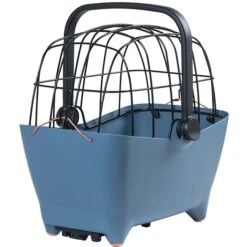 Basil Buddy Bicycle Dog Basket 32L - Faded Denim -Urban Volt Bike Sales basil buddy bicycle dog basket faded denim 4 1361648