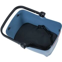 Basil Buddy Bicycle Dog Basket 32L - Faded Denim -Urban Volt Bike Sales basil buddy bicycle dog basket faded denim 6 1361650