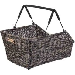 Basil Cento Rattan Look MIK Bike Basket 41L - Nature Brown