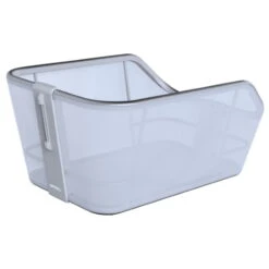 Basil Cento Tech Fiber WSL Bike Basket - Silver