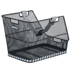 Basil Class Rear School Bag Basket - Black