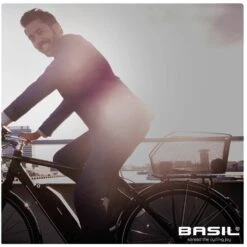 Basil Icon Rear Bike Basket M - Black -Urban Volt Bike Sales basil icon rear bike basket black s 4 1423197 1