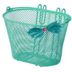 Basil Jasmin Bow-Tie Kids Bike Basket - Mint